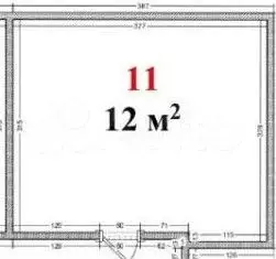 Квартира-студия, 12 м, 4/4 эт. - Фото 0