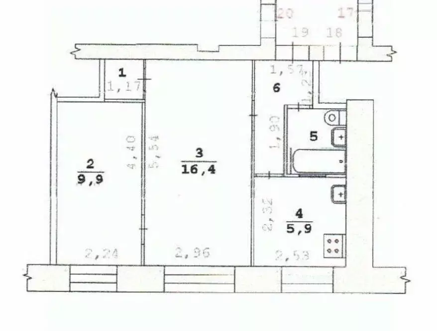 2-к кв. Свердловская область, Екатеринбург ул. Маневровая, 17 (39.6 м) - Фото 0