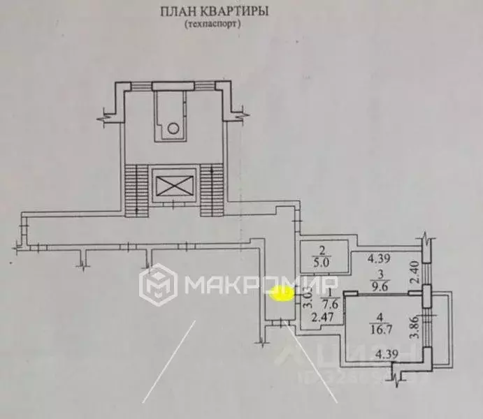 Студия Новосибирская область, Новосибирск ул. Державина, 92/2 (42.0 м) - Фото 2