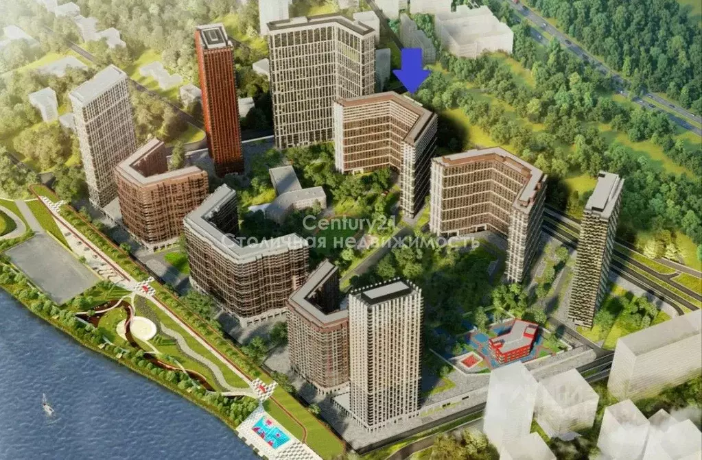 Помещение свободного назначения в Москва Шелепихинская наб., 34к1 (454 ... - Фото 2