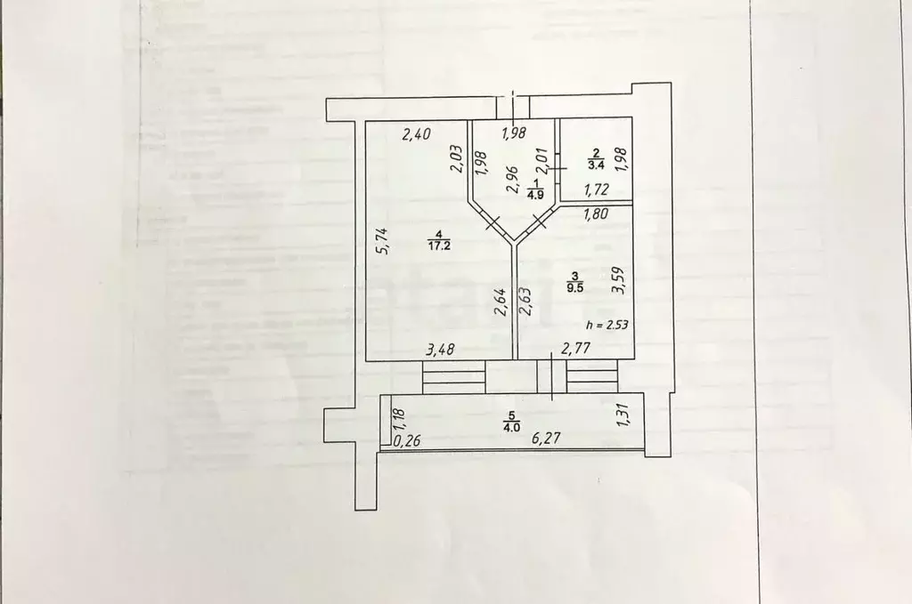 1-к кв. Татарстан, Казань ул. Ильича, 38А (35.0 м) - Фото 1