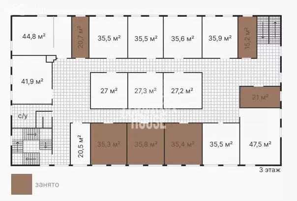 Помещение свободного назначения (36 м) - Фото 2