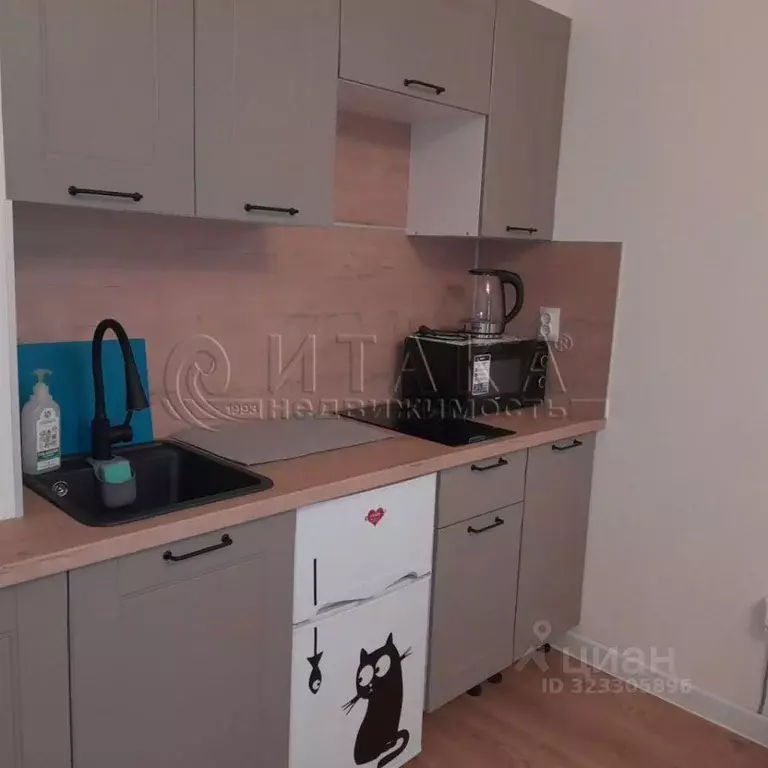 Студия Ленинградская область, Мурино Всеволожский район, ул. ... - Фото 2