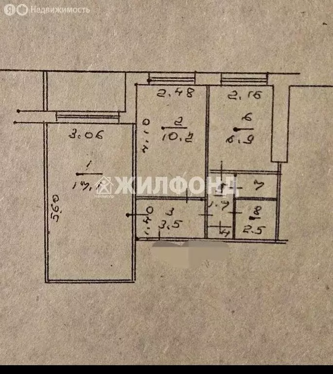 2-комнатная квартира: Кемерово, проспект Ленина, 124 (44.2 м) - Фото 0