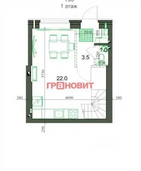 2-к кв. Новосибирская область, Новосибирский район, Мичуринский ... - Фото 2