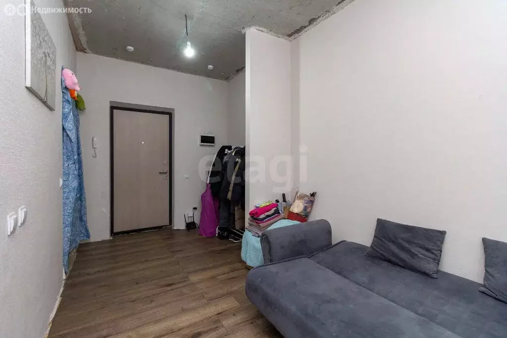 Квартира-студия: деревня Патрушева, улица Александра Пушкина, 8Б (23.6 ... - Фото 2