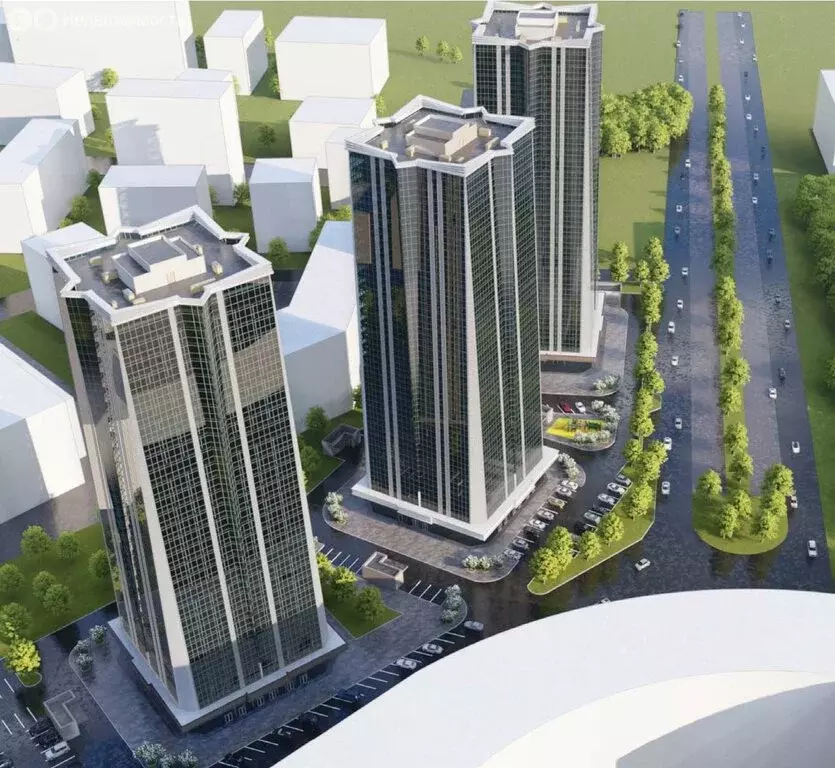 1-комнатная квартира: Грозный, улица Шейха Али Митаева, 3 (53.81 м) - Фото 0