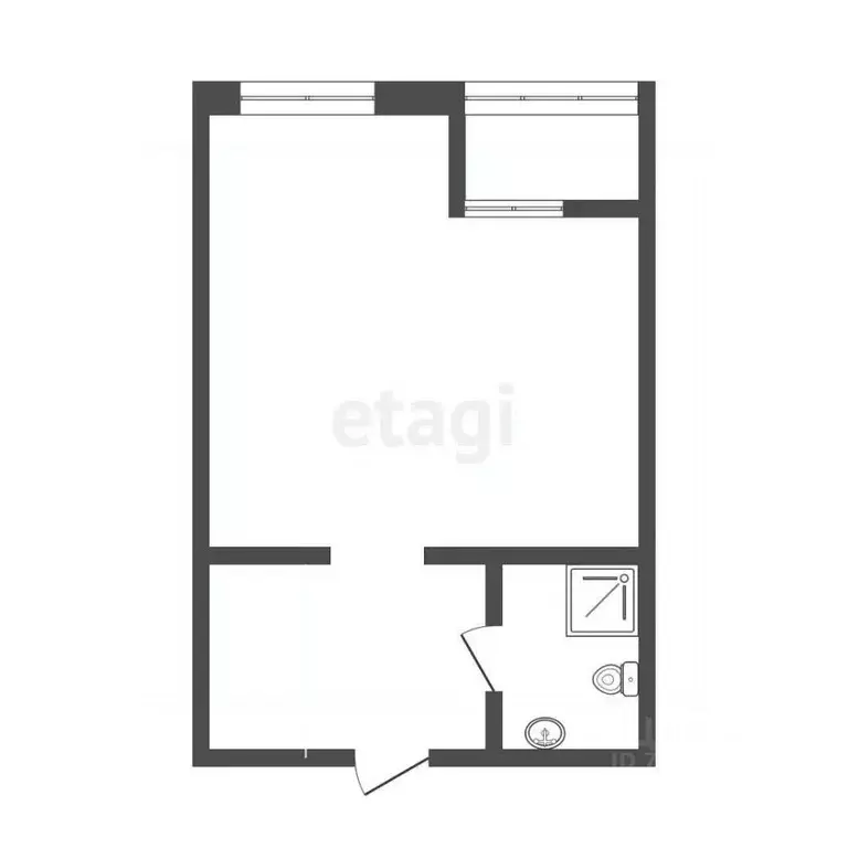 1-к кв. Оренбургская область, Оренбург Нижний проезд, 3/1 (41.0 м) - Фото 1