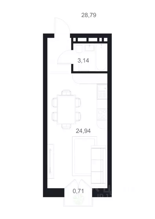 Студия Дагестан, Каспийск ул. М. Халилова, 1А (28.79 м) - Фото 1