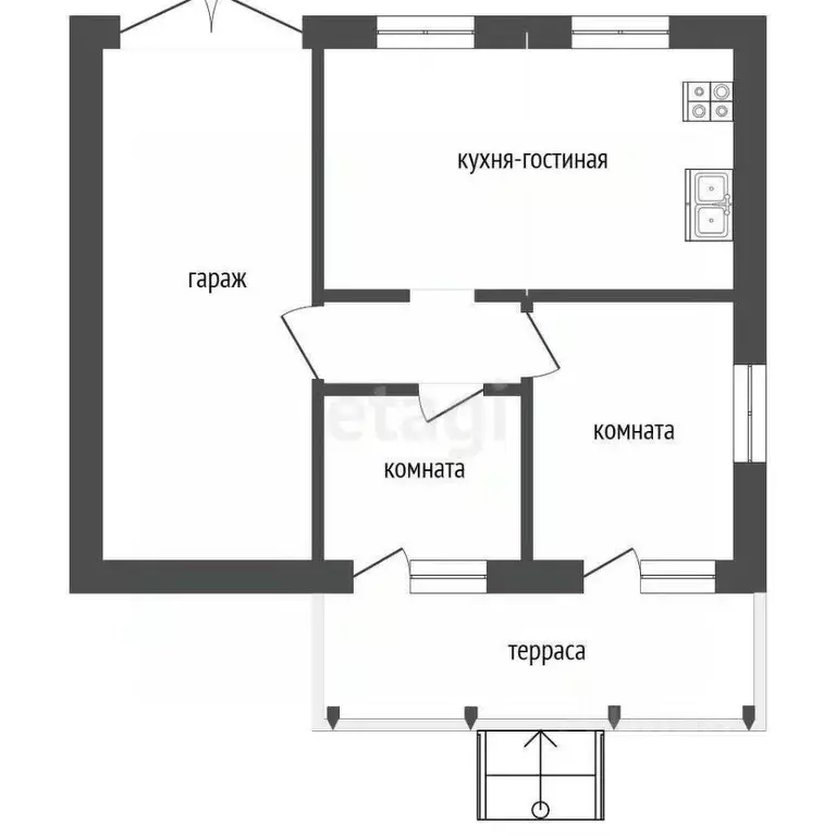 Дом в Владимирская область, Муром Приокская ул., 119 (48 м) - Фото 0