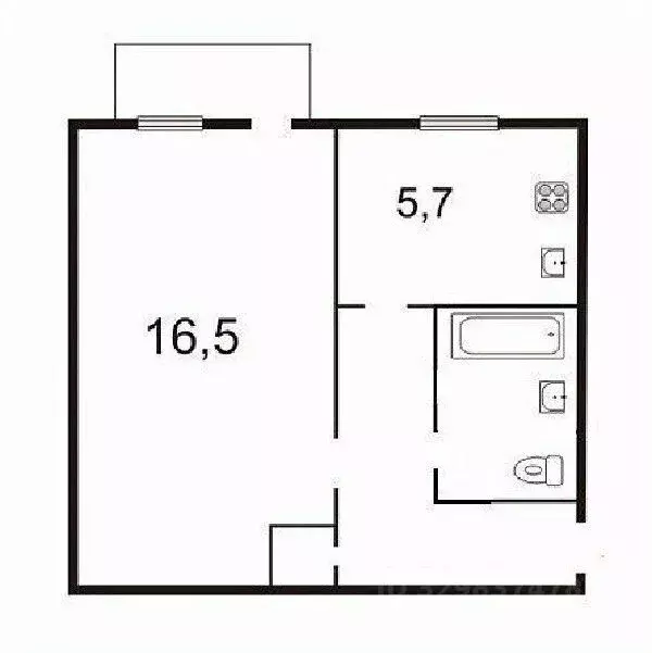 1-к кв. Ивановская область, Иваново ул. Фрунзе, 33 (30.8 м) - Фото 2