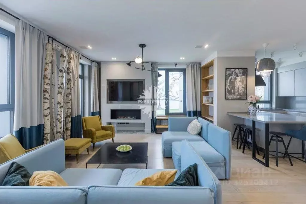 3-к кв. Москва Береговой проезд, 5к2 (153.6 м) - Фото 1