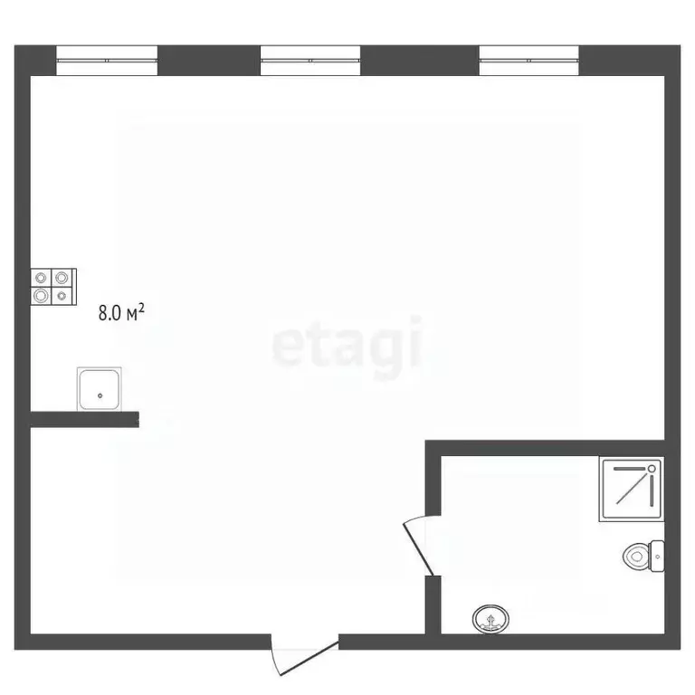 Студия Владимирская область, Муром Красноармейская ул., 5 (37.5 м) - Фото 1