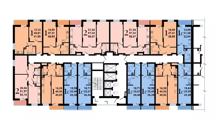 1-к кв. Воронежская область, Воронеж ул. Антонова-Овсеенко, 35С (38.85 ... - Фото 2