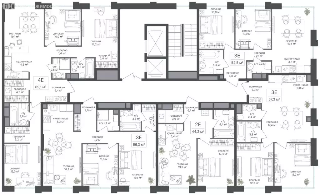 2-комнатная квартира: Москва, САО, Головинский район, жилой комплекс ... - Фото 2