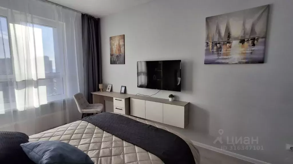 1-к кв. Санкт-Петербург ул. Чирикова, 5 (37.0 м) - Фото 1