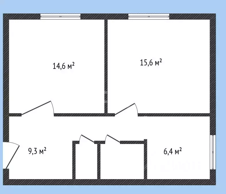 2-к кв. Башкортостан, Салават ул. Горького, 31А (51.0 м) - Фото 1