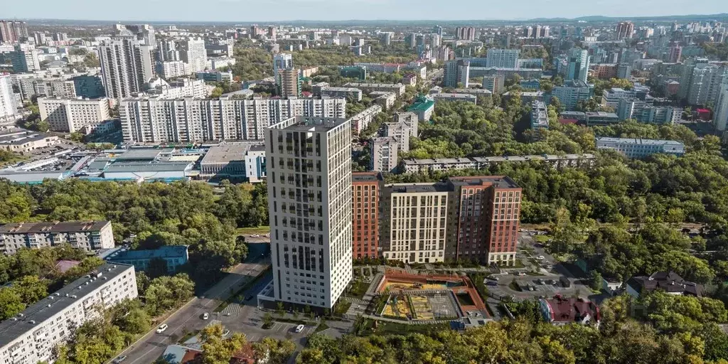1-к кв. Хабаровский край, Хабаровск ул. Джамбула, 3 (37.1 м) - Фото 1