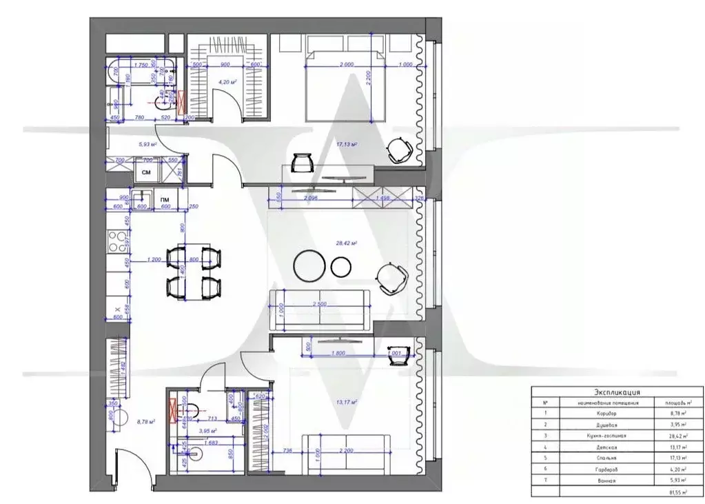 3-к кв. Москва Шмитовский проезд, 39к6 (81.0 м) - Фото 2