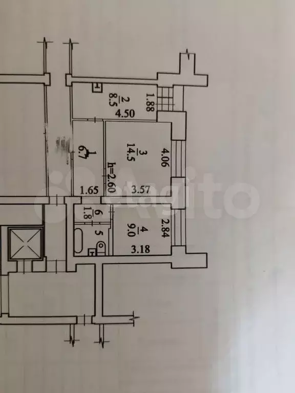 2-к. квартира, 44 м, 5/9 эт. - Фото 0