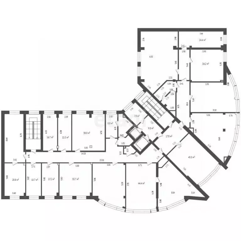 Офис в Тюменская область, Тюмень ул. Республики, 250Б (733 м) - Фото 1