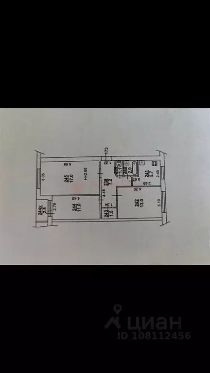 3-к кв. Ростовская область, Ростов-на-Дону 2-я Краснодарская ул., 80 ... - Фото 1