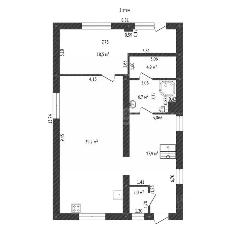Дом в Башкортостан, Уфа городской округ, с. Нагаево пер. 3-й ... - Фото 2