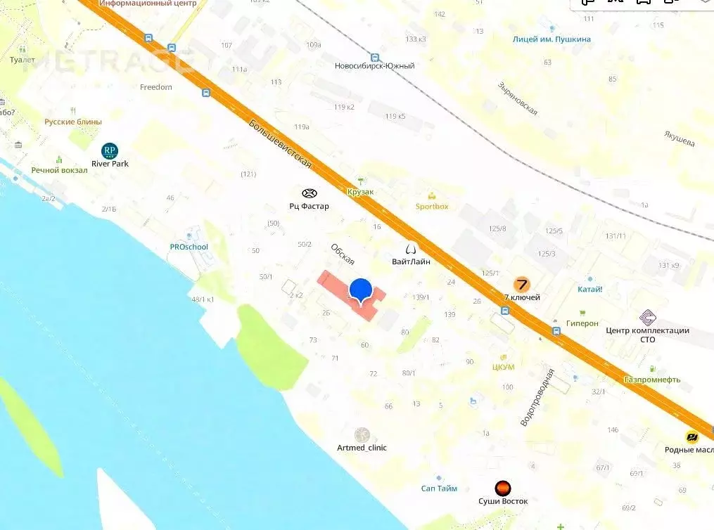 Склад в Новосибирская область, Новосибирск ул. Грибоедова, 2 (292 м) - Фото 2