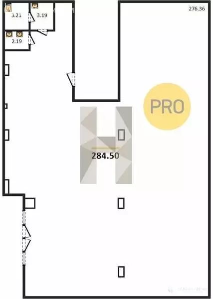 Помещение свободного назначения (284.5 м) - Фото 1