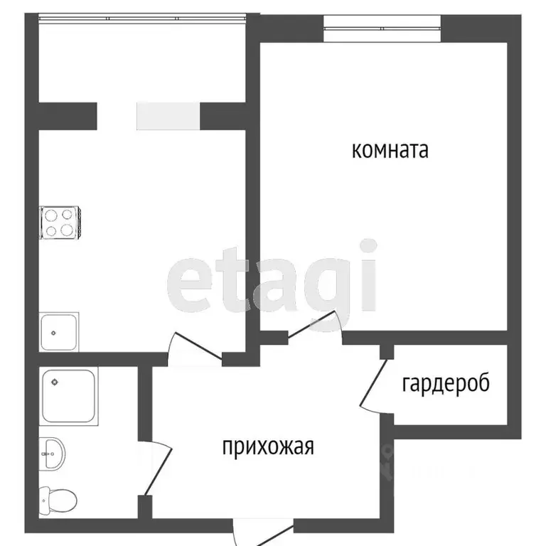 1-к кв. Ростовская область, Ростов-на-Дону просп. Соколова, 72 (48.5 ... - Фото 1