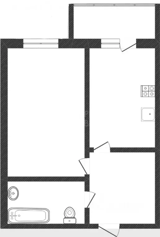 1-к кв. Тюменская область, Тюмень Войновка мкр, ул. Энергостроителей, ... - Фото 2