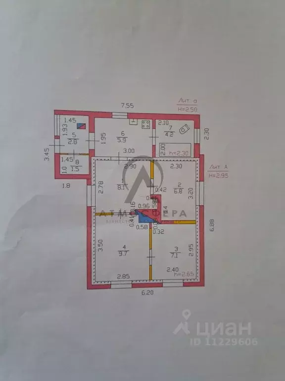 Дом в Краснодарский край, Апшеронск Октябрьский пер. (46 м) - Фото 2