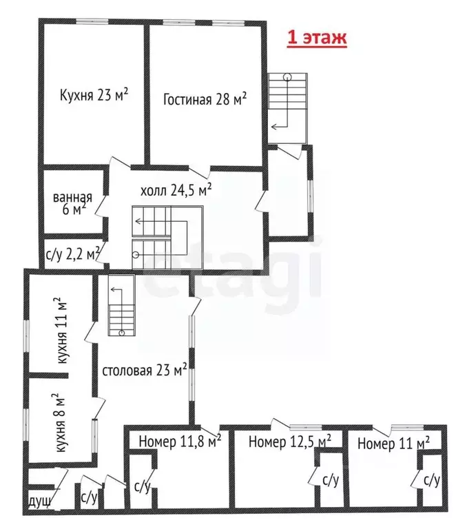 Дом в Краснодарский край, Геленджик  (407 м) - Фото 2