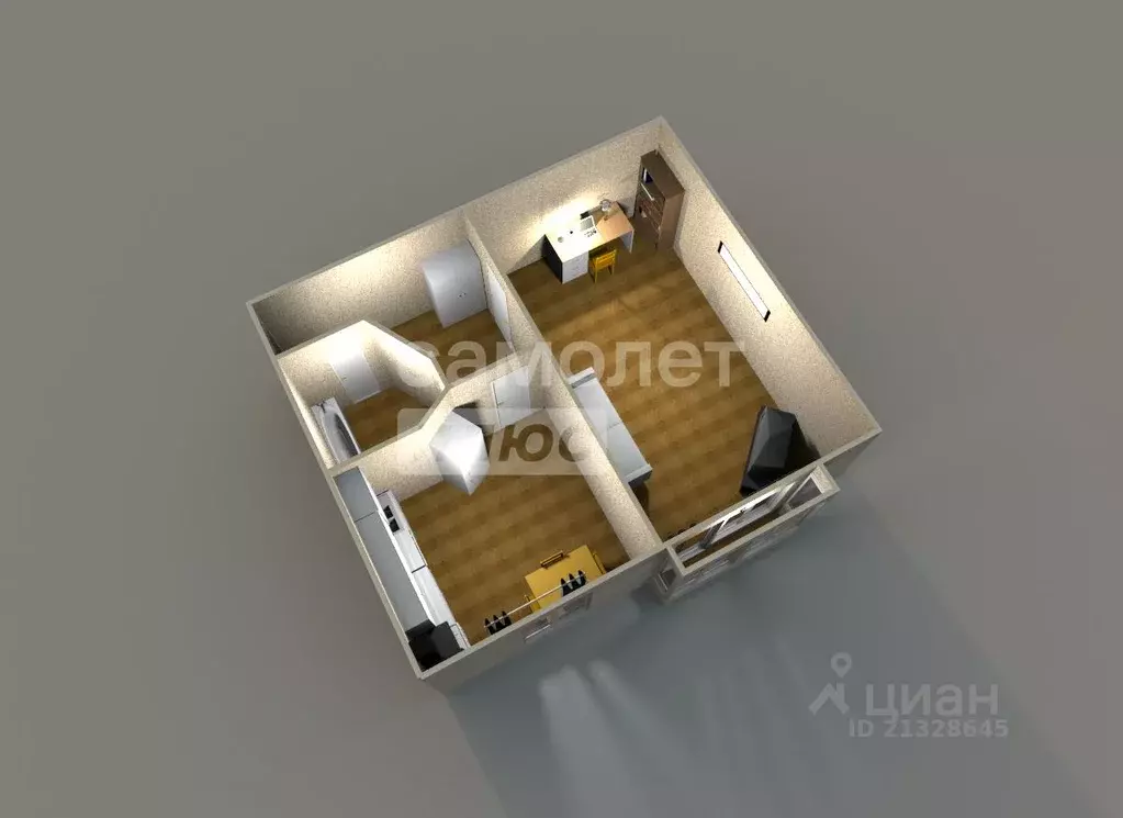 1-к кв. Татарстан, Зеленодольск ул. Ивана Засорина, 16 (29.8 м) - Фото 2