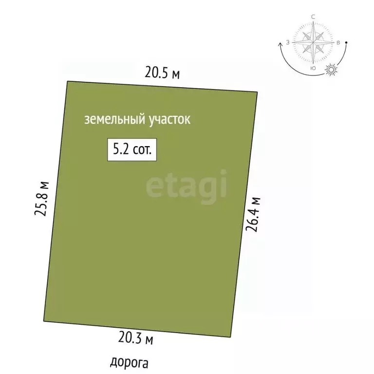 Участок в Мордовия, Саранск 50 лет Октября СНТ, 58 (5.2 сот.) - Фото 1