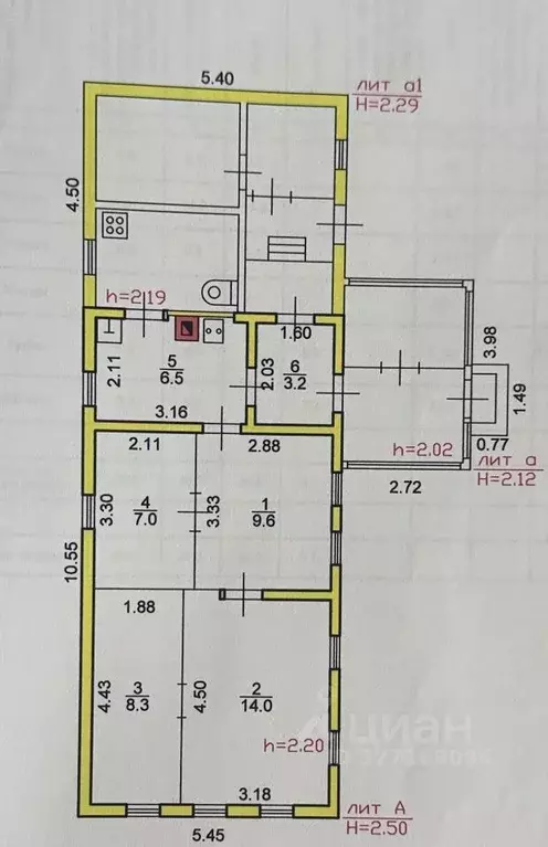 Дом в Ярославская область, Рыбинск Федоровская ул., 32 (49 м) - Фото 2
