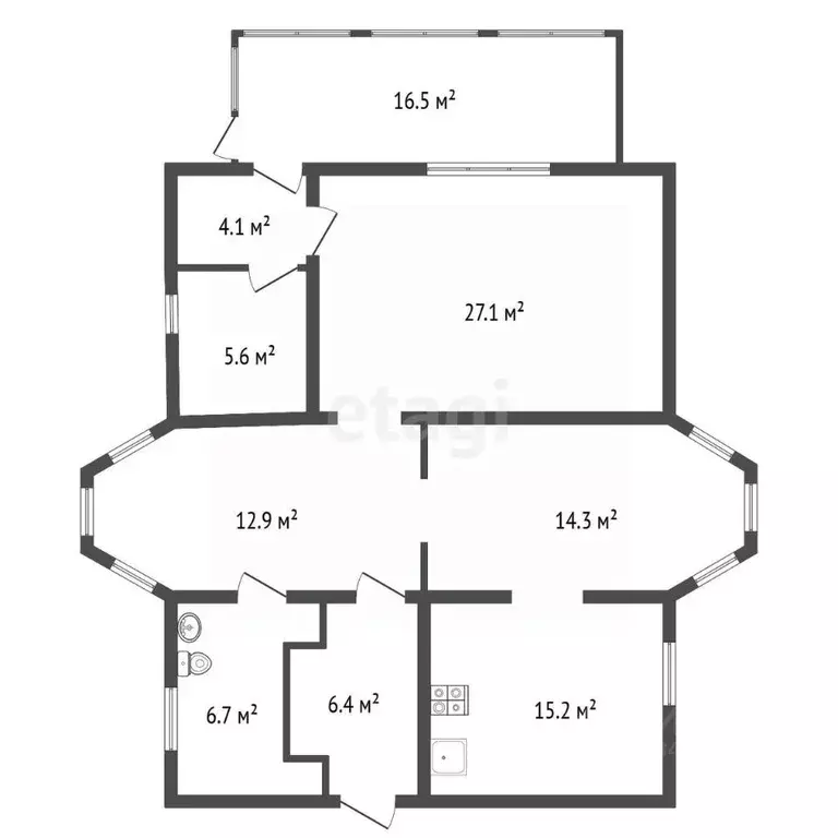 Дом в Калужская область, Боровский муниципальный округ, Совьяки с/пос, ... - Фото 2