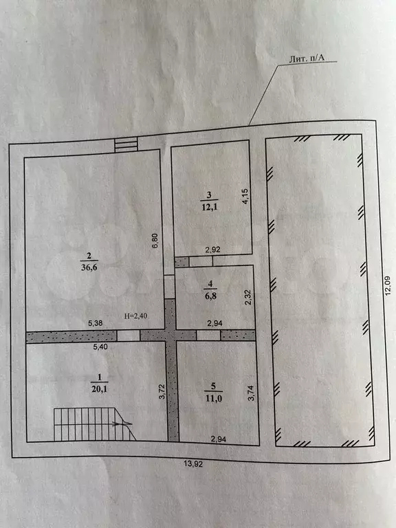 Дом 220 м на участке 6 сот. - Фото 1