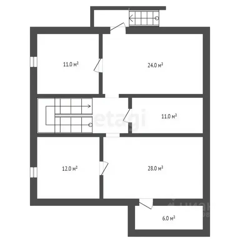 Дом в Брянская область, Навлинский район, Синезерское с/пос, д. ... - Фото 2