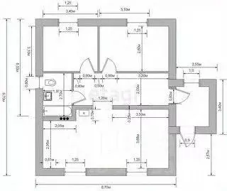 Дом в Липецкая область, Липецкий муниципальный округ, с. Ильино ул. ... - Фото 2