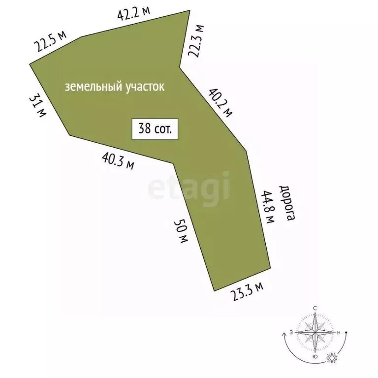 Участок в Ленинградская область, Всеволожский район, Куйвозовское ... - Фото 2