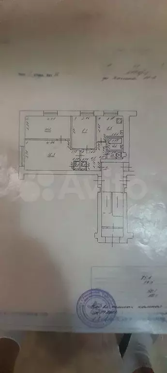 3-к. квартира, 50 м, 1/5 эт. - Фото 0