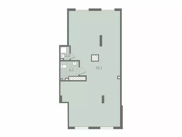 Офис (99.3 м) - Фото 1