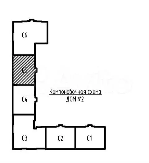 2-к. квартира, 56 м, 2/9 эт. - Фото 1