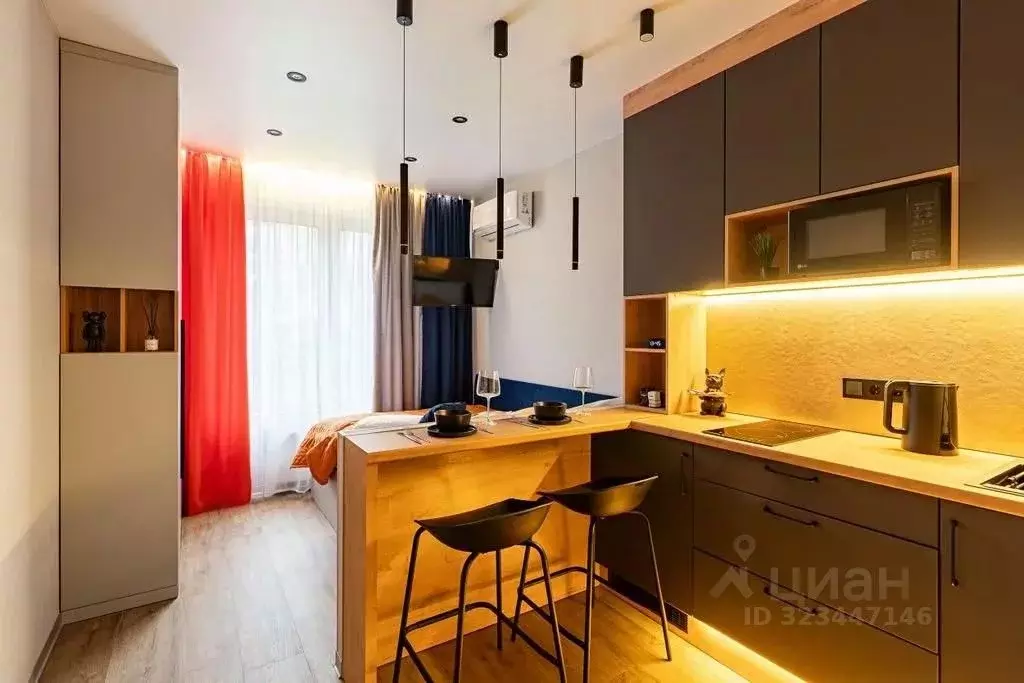 1-к кв. Татарстан, Казань ул. Новаторов, 8А (20.0 м) - Фото 1