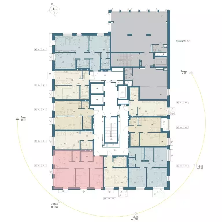3-к кв. Башкортостан, Уфа Затон-Восточный жилрайон,  (65.8 м) - Фото 2