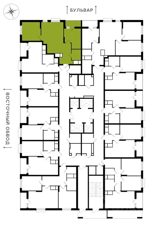 2-к кв. Тульская область, Тула  (61.75 м) - Фото 2