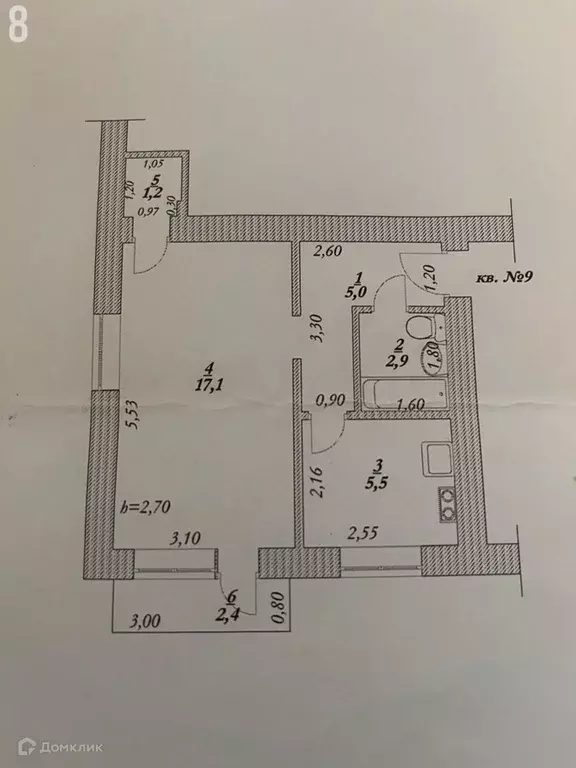 Продаётся 1-к квартира, 31.7 м - Фото 1