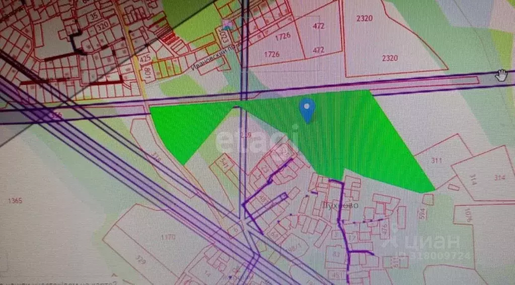 Участок в Псковская область, Псковский район, Писковичская волость, д. ... - Фото 1