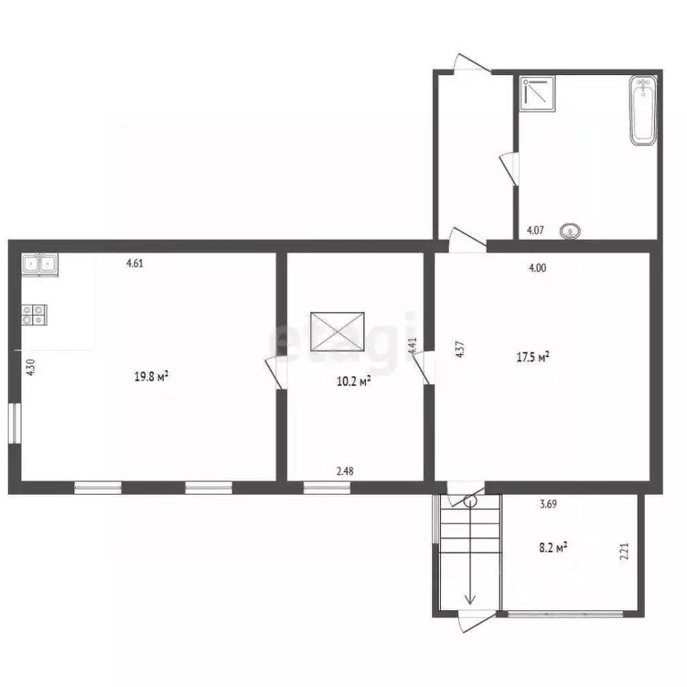 Дом в Московская область, Коломна городской округ, с. Городец ул. ... - Фото 1